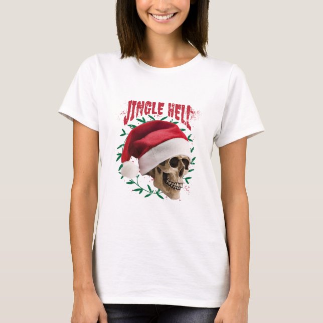 Camiseta anti-Navidades de Jingle Hell (Anverso)