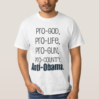Camiseta anti-obama
