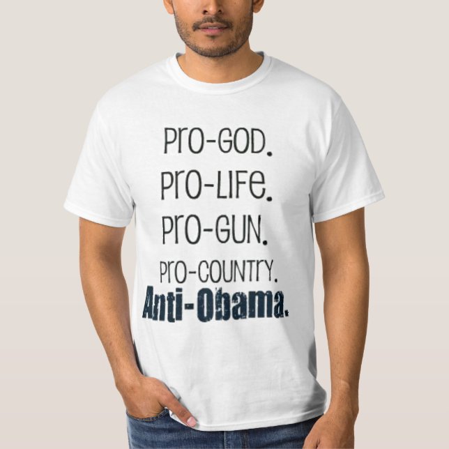 Camiseta anti-obama (Anverso)