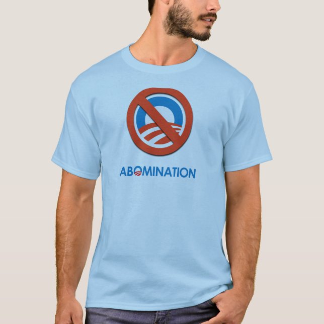 Camiseta Anti-Obama - aborrecimiento (Anverso)