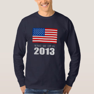 Camiseta Anti-Obama - despiérteme en 2013