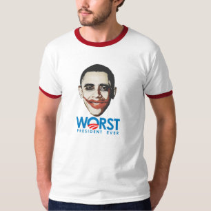 Camiseta Anti-Obama - el presidente peor Ever