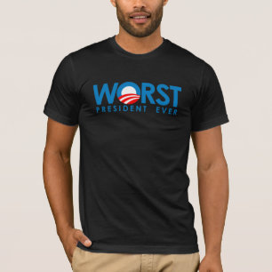 Camiseta Anti-Obama - el presidente peor Ever