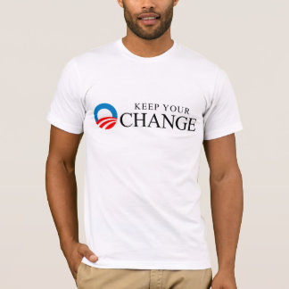Camiseta Anti-Obama - guarde su negro del cambio