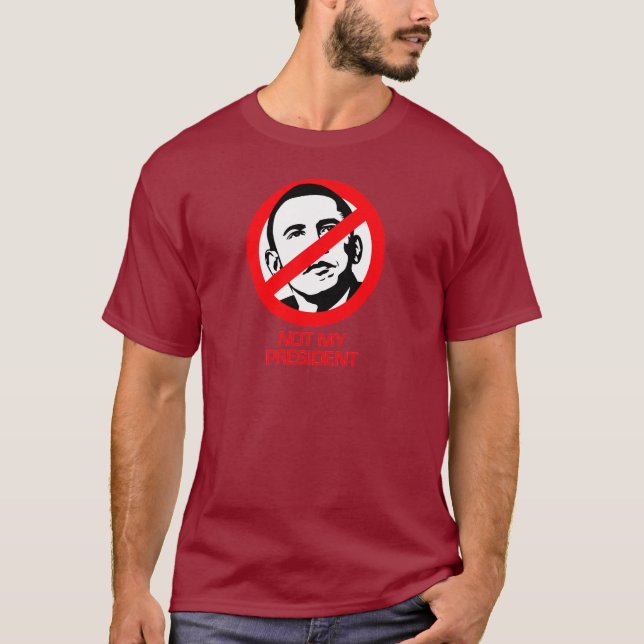 Camiseta Anti-Obama - no mi presidente (Anverso)