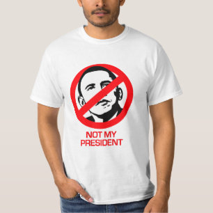 Camiseta Anti-Obama - no mi presidente