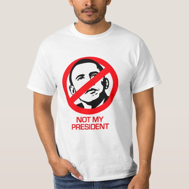 Camiseta Anti-Obama - no mi presidente (Anverso)