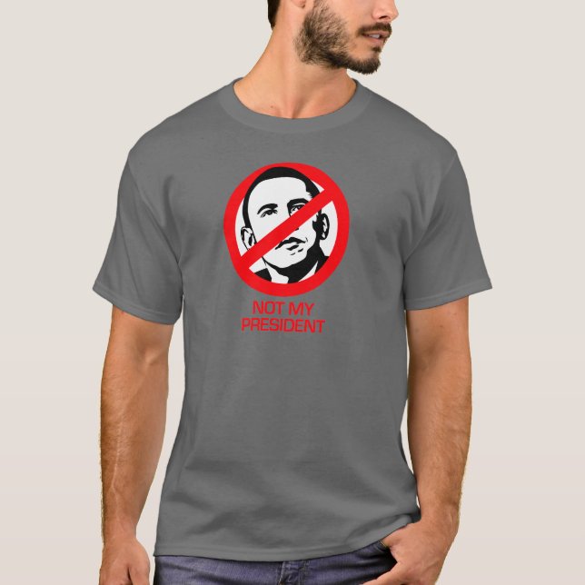 Camiseta Anti-Obama - no mi presidente (Anverso)