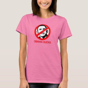 Camiseta Anti-Obama - Obama chupa