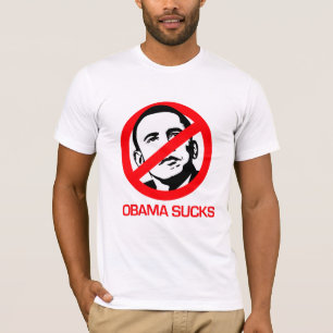 Camiseta Anti-Obama - Obama chupa