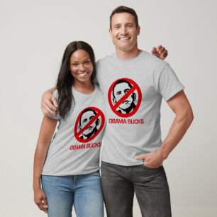 Camiseta Anti-Obama - Obama chupa