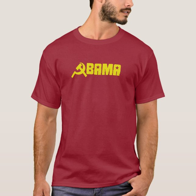 Camiseta Anti-Obama - Obama es un comunista (Anverso)