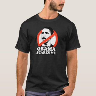CAMISETA ANTI-OBAMA/OBAMA ME ASUSTA