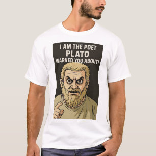 Camiseta anti-poeta de Platón