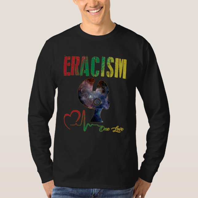 Camiseta anti racism uprising Human Rights ERACISM (Anverso)