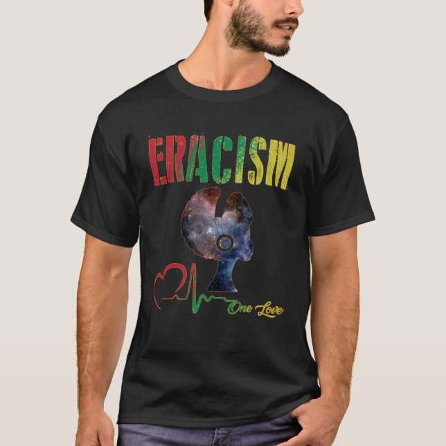 Camiseta anti racism uprising Human Rights ERACISM (Anverso)