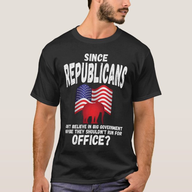 Camiseta Anti Republican   Conservative Liberal American (Anverso)