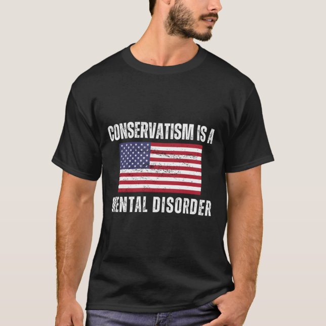 Camiseta Anti-Republican Pro Democrat American Flag America (Anverso)