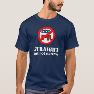 Camiseta Anti-Republicano - derecho pero no estrecho