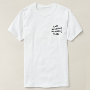 Camiseta Anti Running Running Club - Blanco