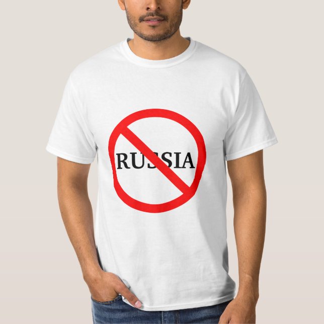 Camiseta anti-Rusia (Anverso)