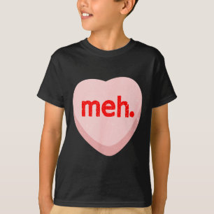 Camiseta Anti San Valentín Meh Heart