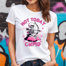 Camiseta Anti San Valentín No Hoy Cupido
