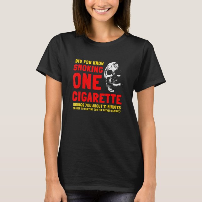 Camiseta anti smoking Smoking Brings you Closer to our Make (Anverso)