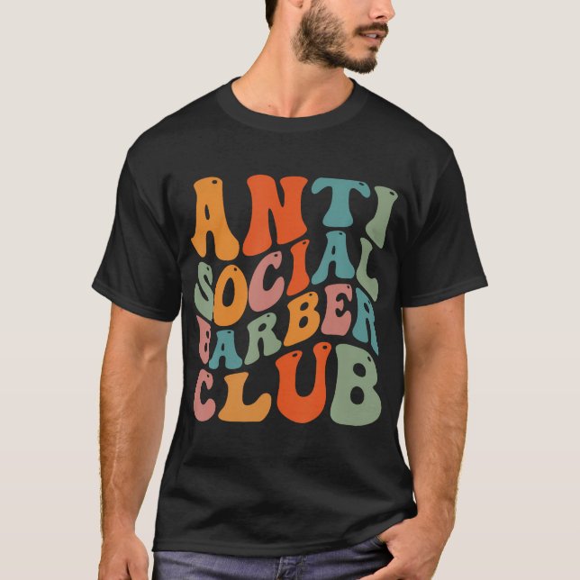 Camiseta Anti-Social Barber Club (Anverso)