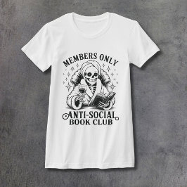 Camiseta Anti-Social Book Club Women's Fitted