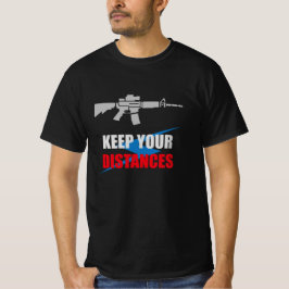 Camiseta Anti Social Rifle Humor