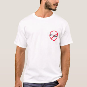 Camiseta Anti-Socialismo con de la cita la parte posterior
