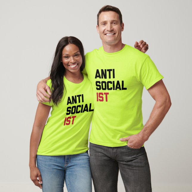 Camiseta Anti socialist (Unisexo)