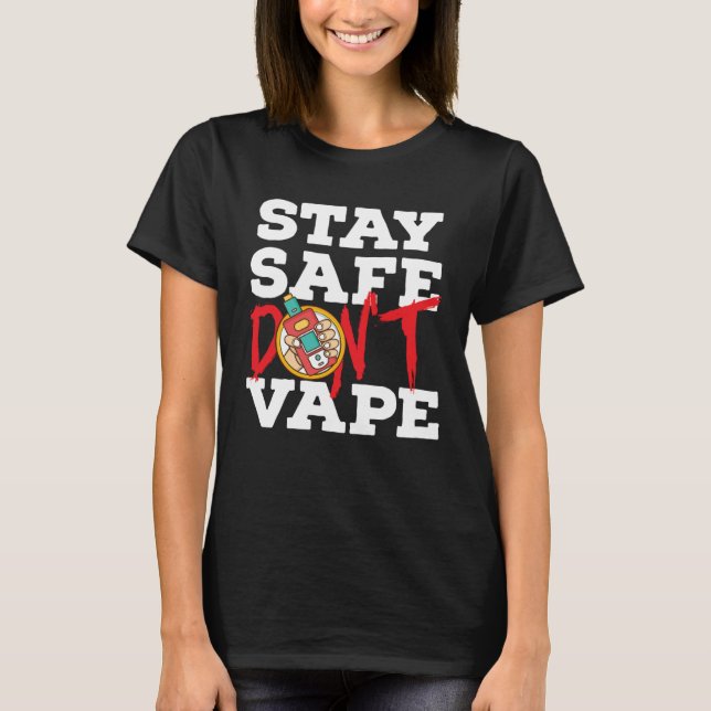 Camiseta Anti Teen Vaping Non Smoking for Anti Vape Suppo (Anverso)