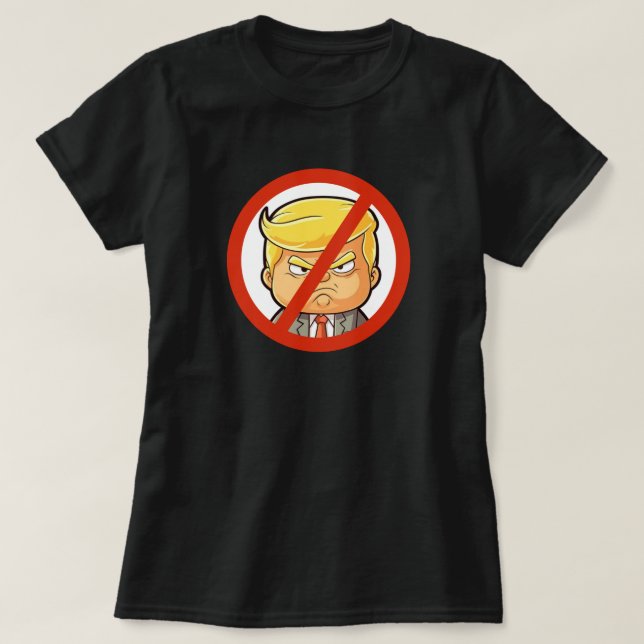 Camiseta Anti-Trump (Diseño del anverso)