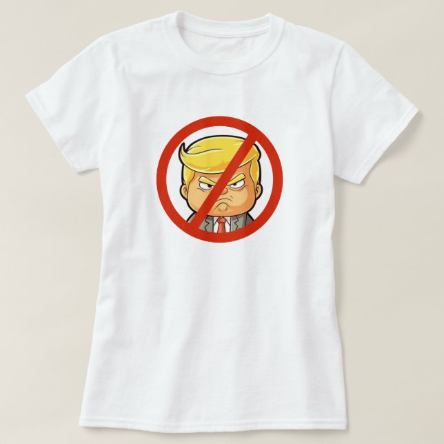 Camiseta Anti-Trump (Diseño del anverso)