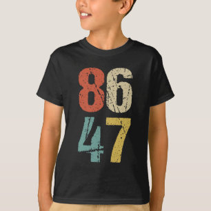 Camiseta Anti-Trump - 86 47 I
