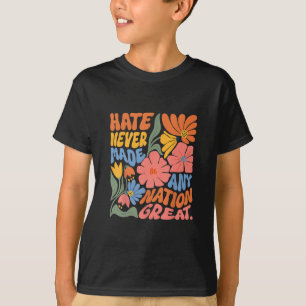 Camiseta Anti Trump Floral Demócrata Presidente Liberal 