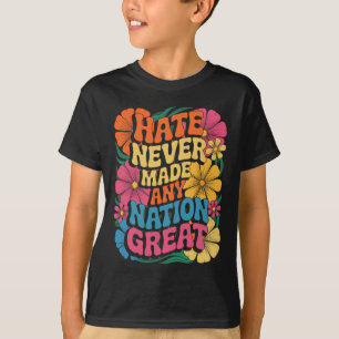Camiseta Anti Trump Floral Demócrata Presidente Liberal