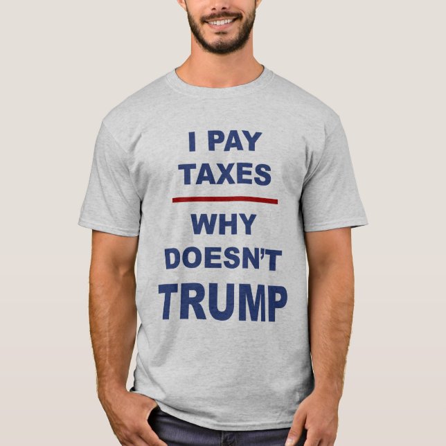 Camiseta anti Trump Impuesto a la camiseta de Trum (Anverso)