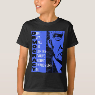 Camiseta Anti Trump Pro Democracia Resistir! Progr