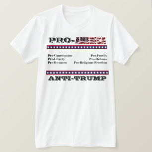 Camiseta anti-TRUMP PRO-ESTADOS UNIDOS