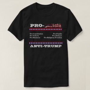 Camiseta anti-TRUMP PRO-ESTADOS UNIDOS