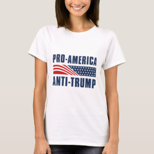 Camiseta Anti Trump pro-Estados Unidos