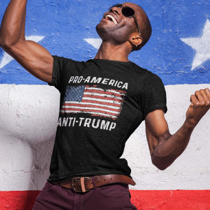 Camiseta Anti Trump pro-Estados Unidos