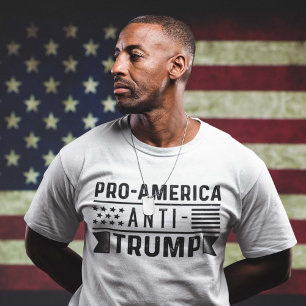 Camiseta Anti Trump pro-Estados Unidos