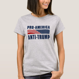 Camiseta Anti Trump pro-Estados Unidos