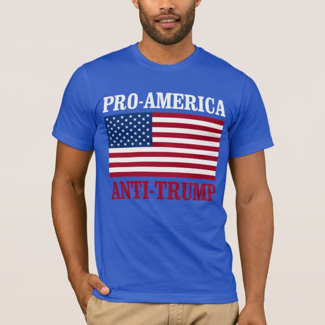 Camiseta Anti Trump pro-Estados Unidos - Anti-Trump - - (Anverso)