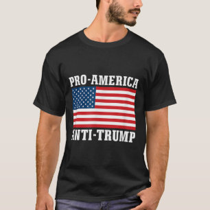 Camiseta Anti-trump pro-estadounidense
