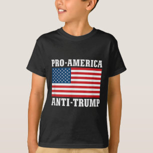 Camiseta Anti-trump pro-estadounidense